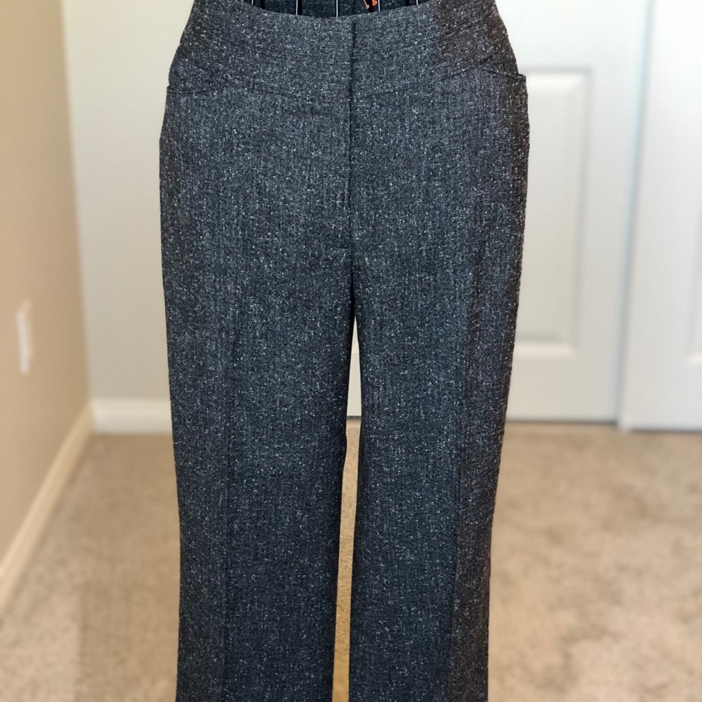 NWOT Ann Taylor Loft Gray Twill Trousers